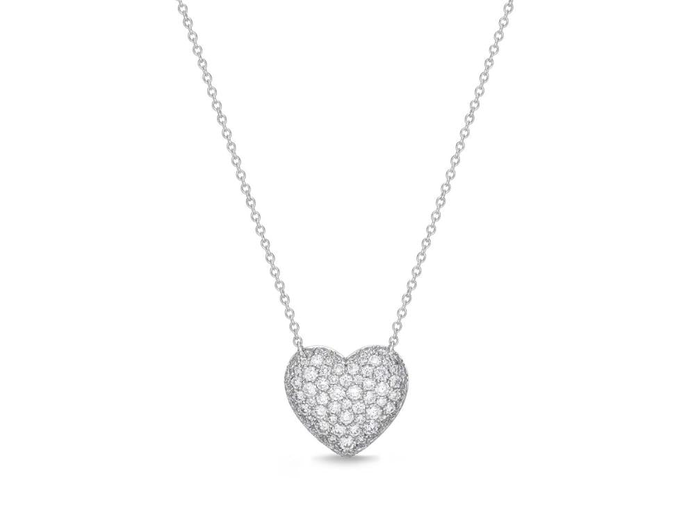 Fine Jewelry - Mémoire Pavé Heart Necklace
