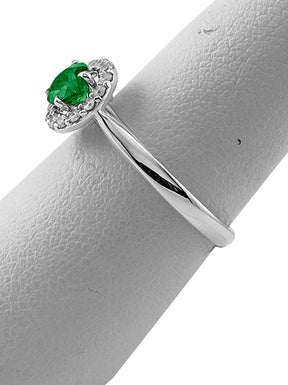 Fine Jewelry - Emerald Halo Ring